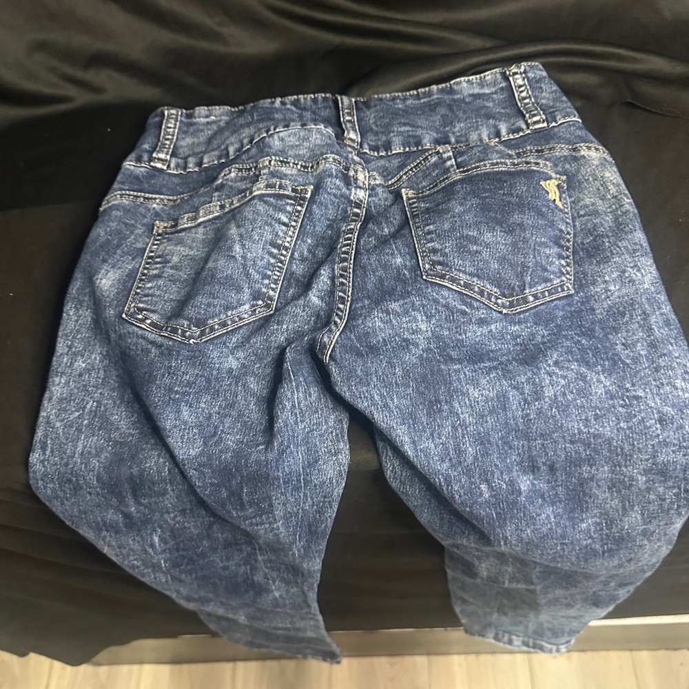 Blue Denim Jeans-avid wash-VIP jeans-ladies size 9/10-#439 - Picture 5 of 5